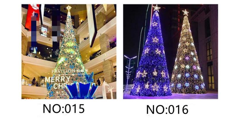 30 Feet LED Oversized Outdoor Decorated Christmas Tree
