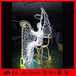 New Motif Christmas White Angle LED Outdoor Lighting