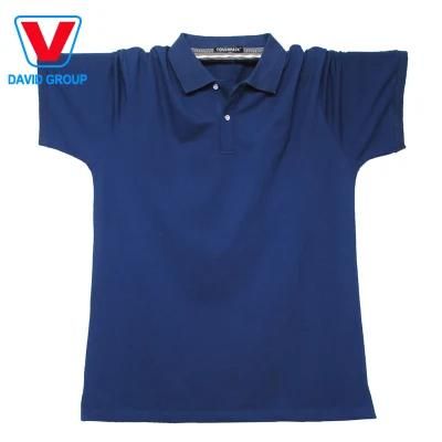 Custom Liquid Cotton Double Mercerized Men Polo T-Shirt
