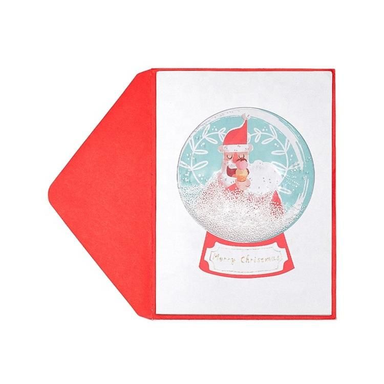 New Christmas Santa Claus Greeting Card