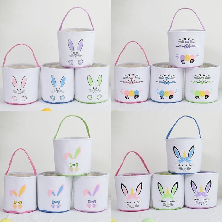Wholesale Plush Good Quality Cute Animal Rabbit Elephant Easter Bag Monogram Creative 2022 Easter Basket