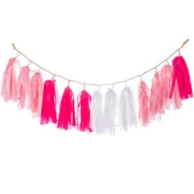 Gold Girls Party Wholesale Banner Paper Happy Birthday Tassels Garland