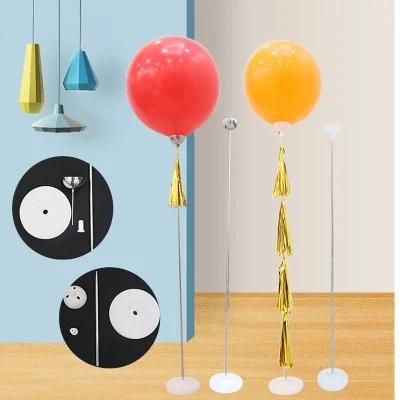 36 Inches Stand 2 Meters Telescopic Bracket Column Rod Large Floating Balloon Bowl Holder for Wedding Simulation Floating Decoration