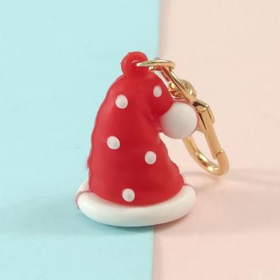 Three-Dimensional Christmas Tree Gifts Soft Glue Pendant Christmas Key Chain