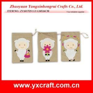 Easter Decoration (ZY16Y725-1-2-3) Easter Wholesale Sheep Bag Cotton Material