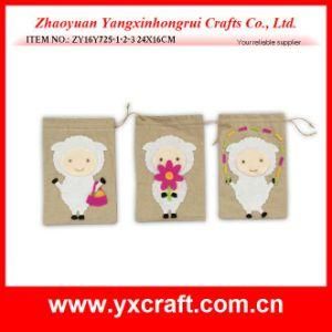 Easter Decoration (ZY16Y725-1-2-3) Easter Wholesale Sheep Bag Cotton Material