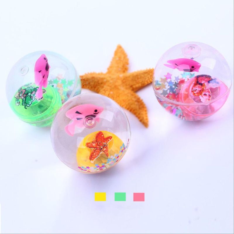Colors Elastic Crystal Ball Toys with LED Flash Toys