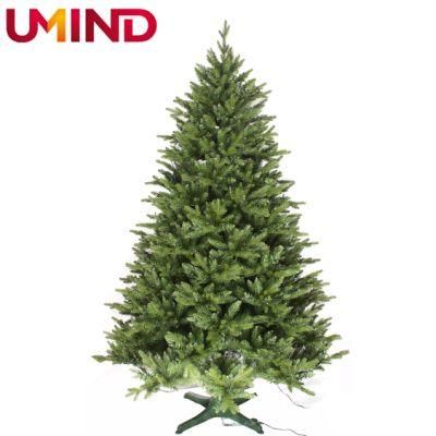 Yh2063 Artificial PE PVC Christmas Decorative Tree 210cm Home Decoration Tree Outdoor with LED Light