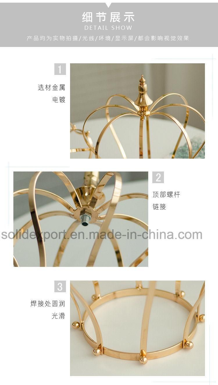 New Iron Art Crown Decoration Props for Wedding Shop Dispay