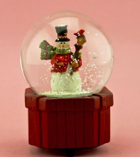 2020 New Christmas Light Glitter Snow Globe Ball