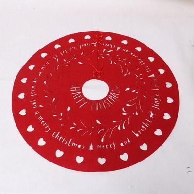 Cheap Price Good Quality Red Christams Felt Table Cloth
