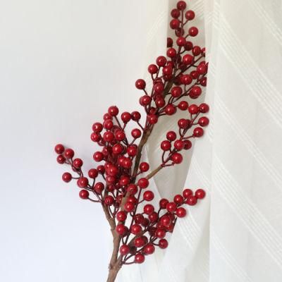 Artificial Christmas Glitters Pine Branch Picks for Xmas Decoration