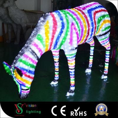 Christmas Zebra Decoration Motif Lights