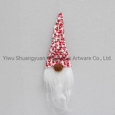 Stock New Design High Sales Christmas Plush Old Man for Holiday Wedding Party Decoration Supplies Hook Ornament Craft Gifts