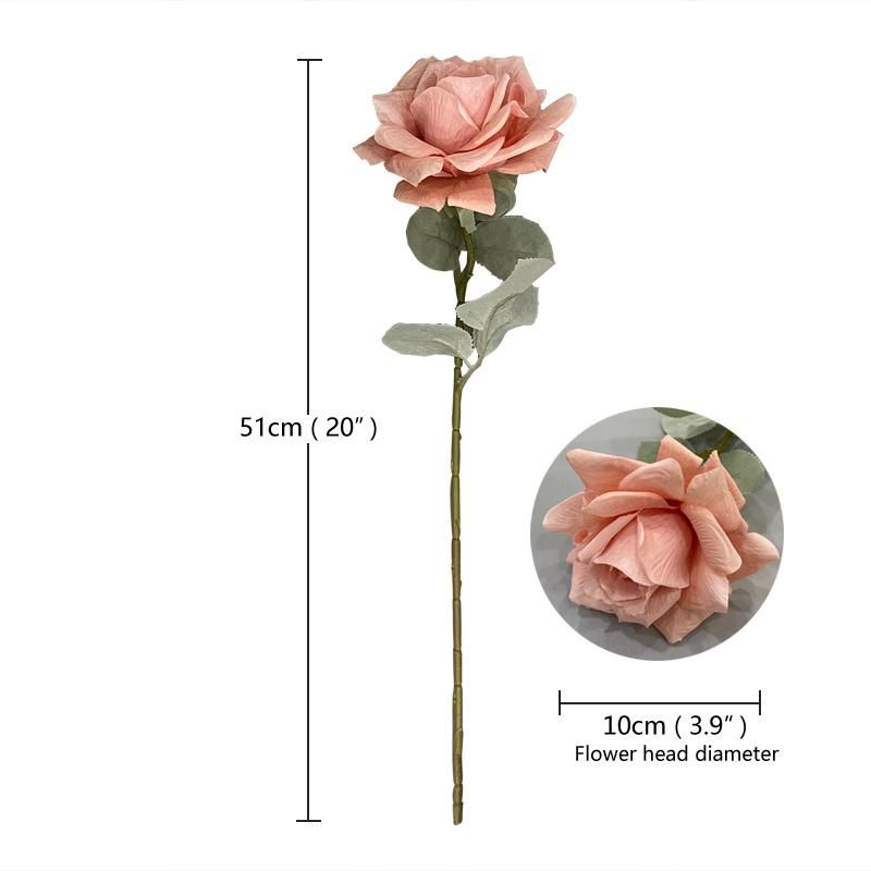 Hotsale Artificial Flower Rose Bunches for Wedding Decoration Flower Wholesale