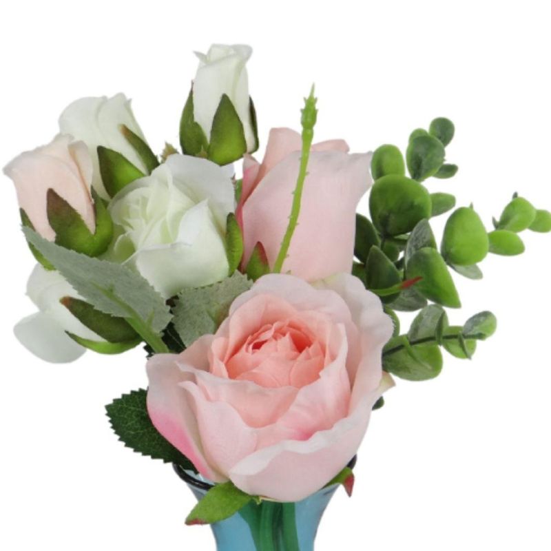 High Quality Wedding Decoration Home Decoration Silk Rose Artificial Flower