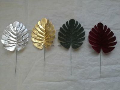 High Quality Artificial Plastic Turtle Leaf for Outdoor Indoor Decoration