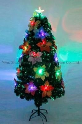 45-300cm Christmas Fiber Tree for Holiday Wedding Party Decoration Supplies Hook Ornament Craft Gifts