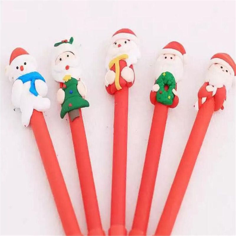 Cartoon Customized Logo Available Christmas Pens