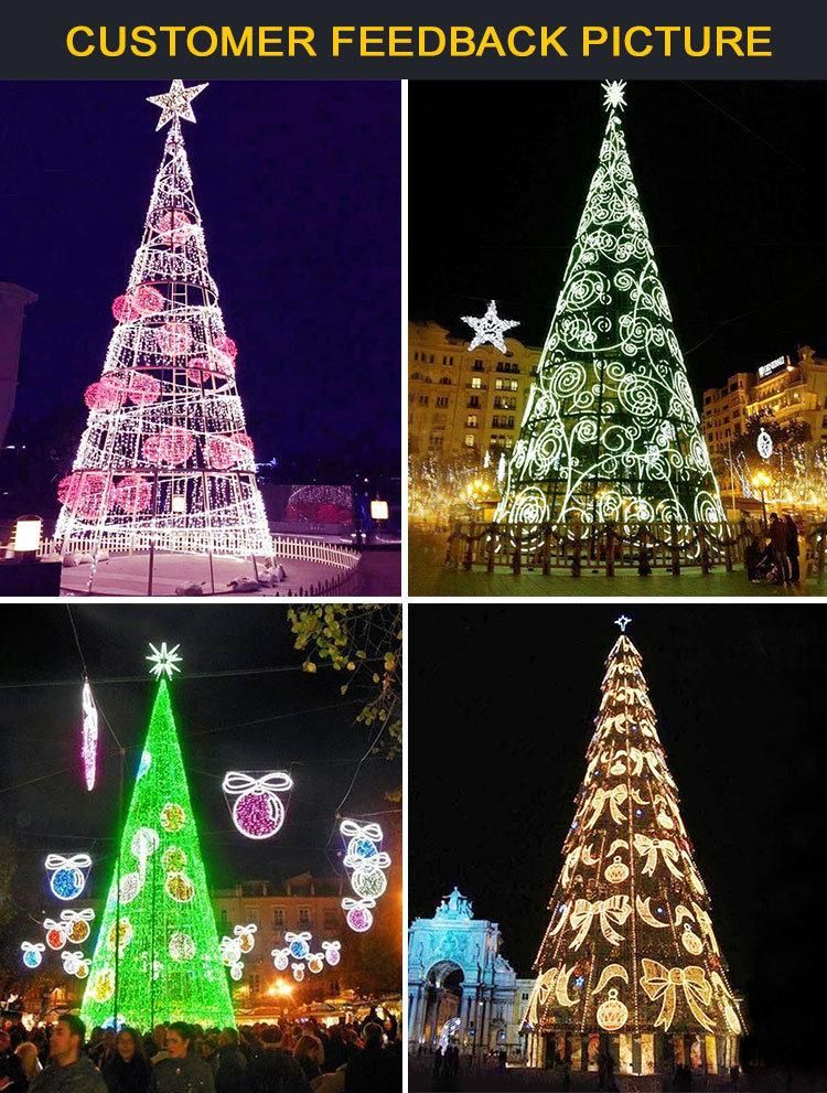 Wholesale 20FT 30FT 40FT 50FT Artificial Giant Christmas Tree