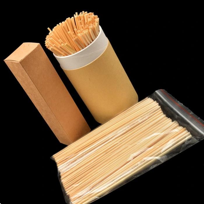 Compostable BPA Free Disposable Wheat Drinking Biodegradable Wheat Straw Set