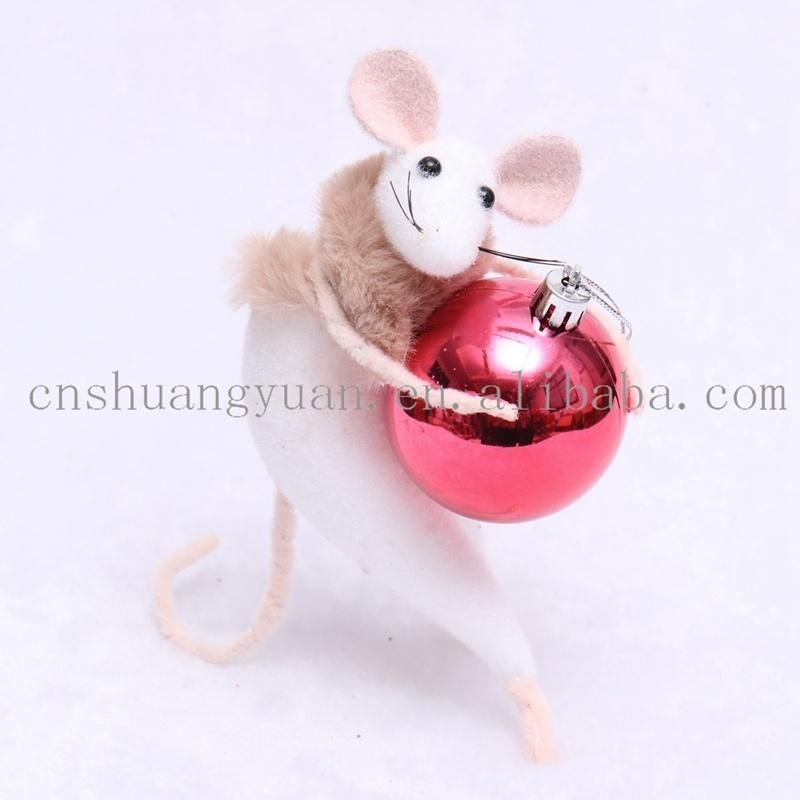 New Design Christmas Mouse Dog Unicorn Bird Apple for Holiday Wedding Party Decoration Supplies Hook Ornament Craft Gifts