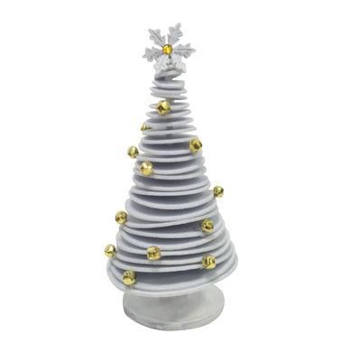 Wholesale Suppliers Silver Table Craft Felt Christmas Tree Home Ornament Indoor Christmas Decoration