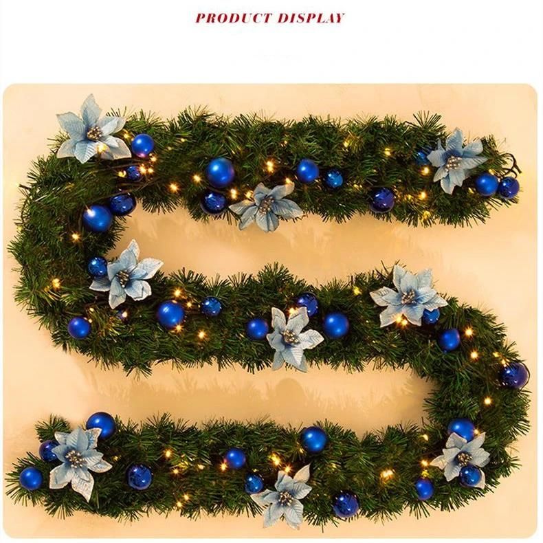 Hot Sale Artificial Christmas Pine Garland Ornaments for Xmas Decoration