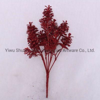 Artificial Glitter Leaves Glitter Flower Tree Leaves