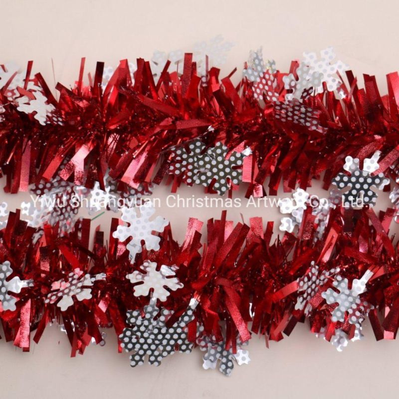 Thick Tinsel Garland Tinsel String Christmas Shredded Tinsel