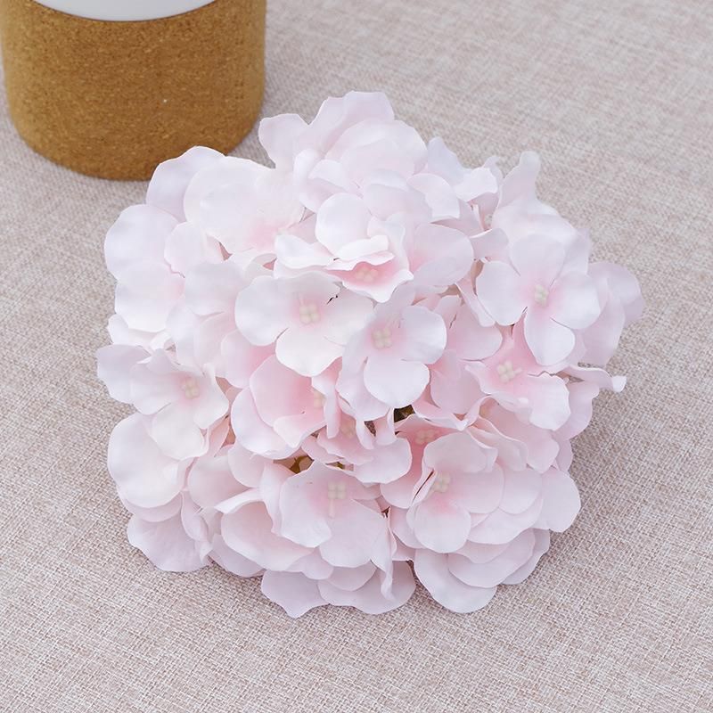 High Quality Silk Hydrangea Flowers 17cm DIY Decorative Silk Flower Heads