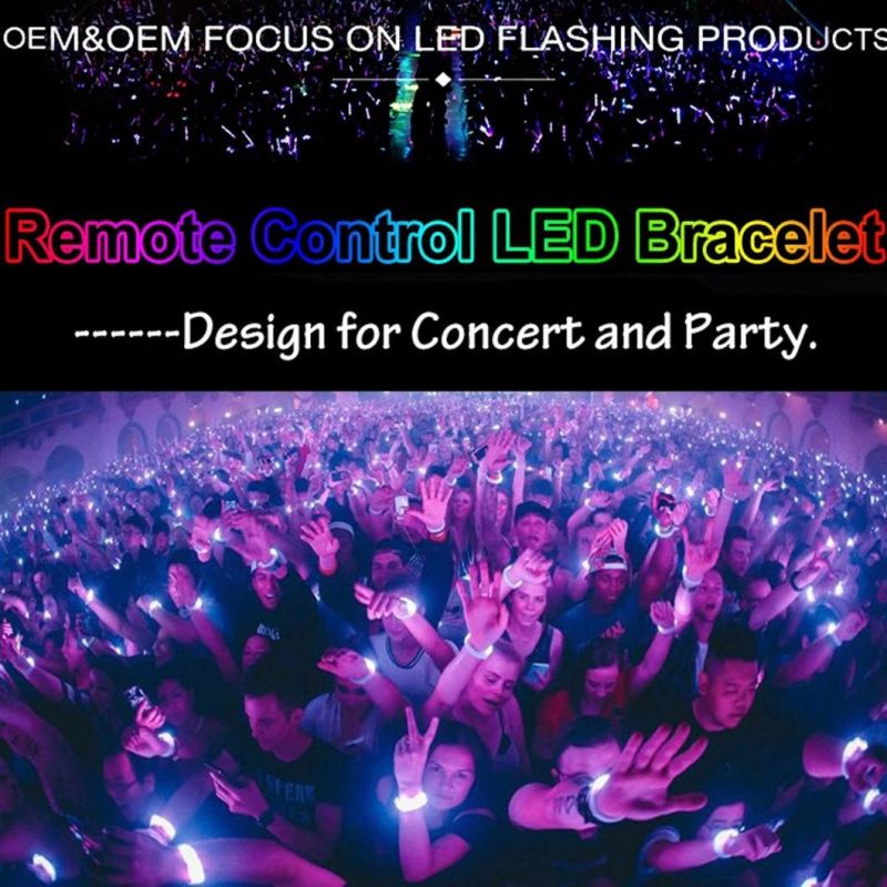 15 Colors Music LED Bracelet Remote Controlled LED Bracelet