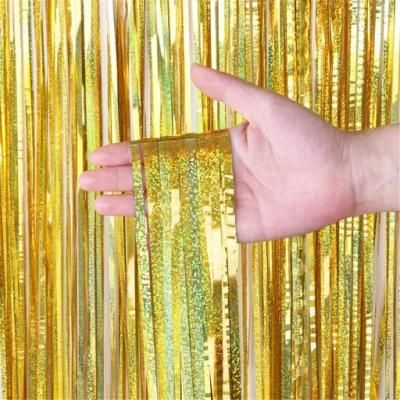 Partycool Foil Curtain Wholesale Laser Metallic Curtains Foil Fringe Curtains