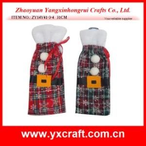 Christmas Decoration (ZY14Y41-3-4) Christmas Wine Bag Wholesale Xmas Gift Holiday Decoration