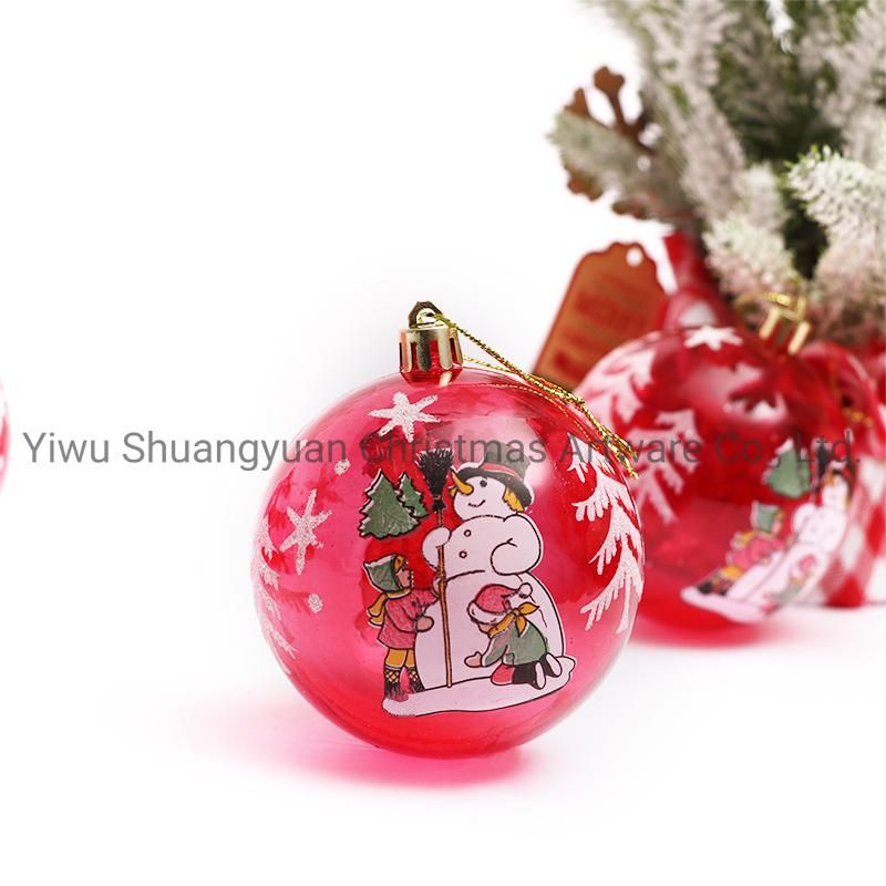2020 New Design High Sales Christmas Shiny Painted Ball for Holiday Wedding Party Decoration Supplies Hook Ornament Craft Gifts
