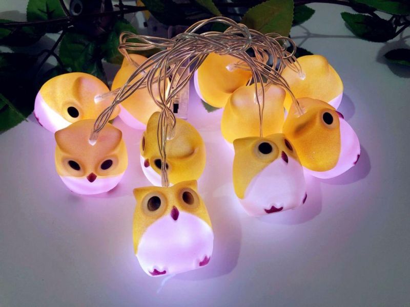 LED Decoration Owl String Lights for Christmas and Thanksgiving Decoration String Light