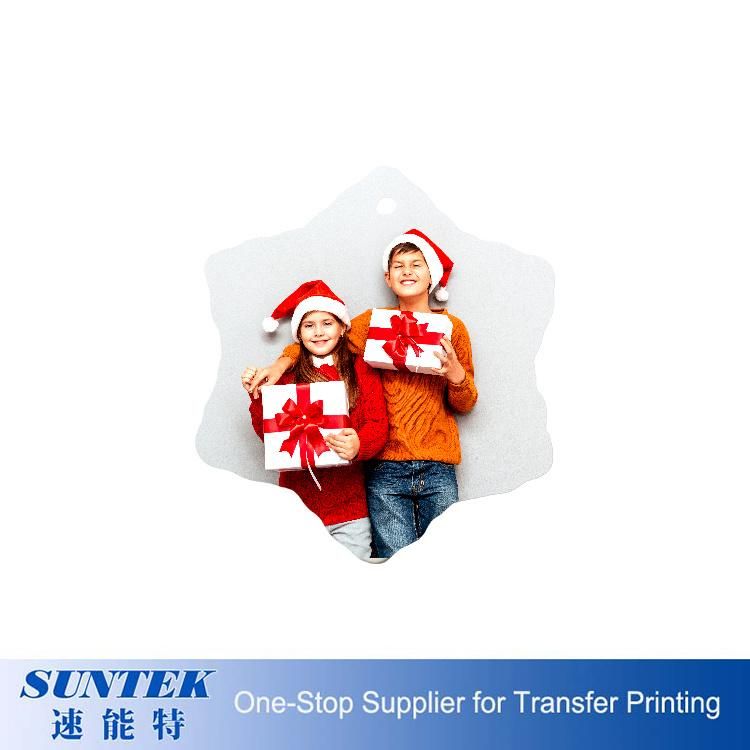 Hanging Ornaments Bell Shape Decoration Blanks Sublimation Double-Sided Ceramic for Christmas