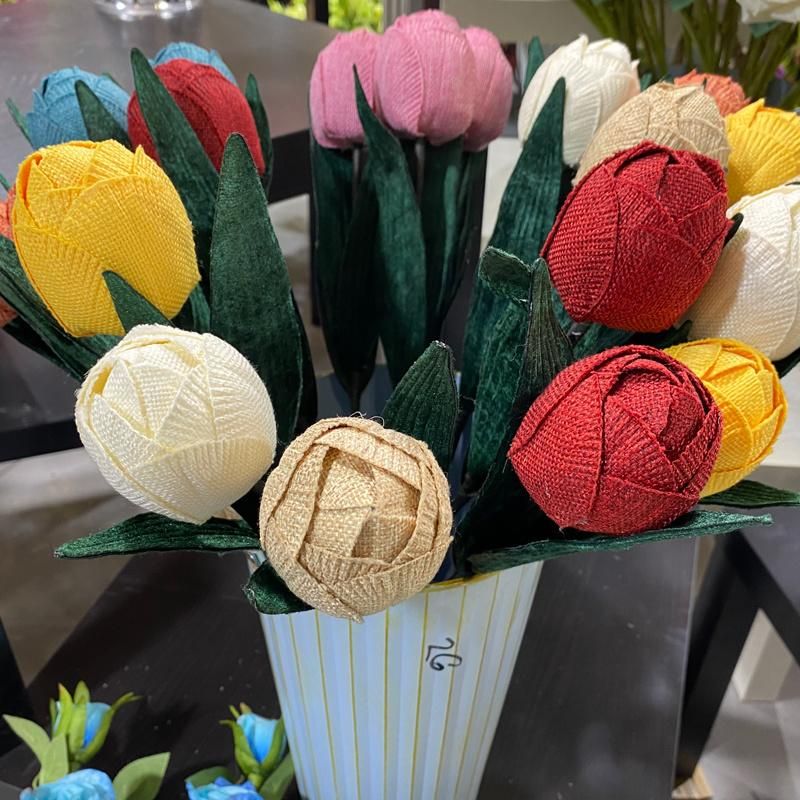 High Quality Artificial Tulip Flower for Home Decoration