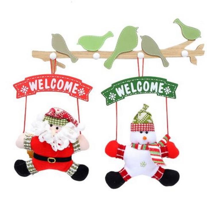 New Style Christmas Welcome Doorplate Hang Decorations