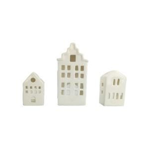 Christmas Decoration Porcelain Christmas Village Candle Holder