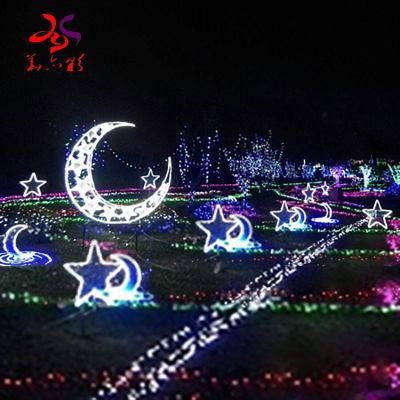 Hot Sale Ramadan Hanging 3D Motif Ceiling LED Star Light