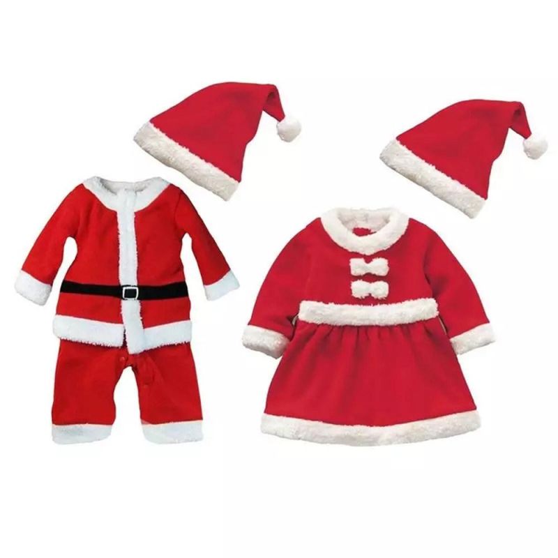 New Cheap Red Santa Claus Costume