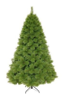 7.5FT Green Pine Needle &amp; PVC Mixed Tips Christmas Tree with Sturdy Stand
