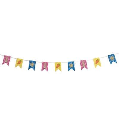 Novelty Ideas Bunny Bunting Flag Home Decor Hanging Easter Banner