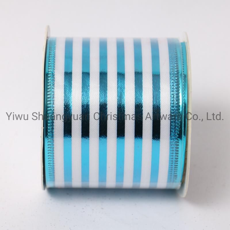 Christmas Ribbon Decor for Holiday Wedding Party Decoration Supplies Hook Ornament Craft Gifts