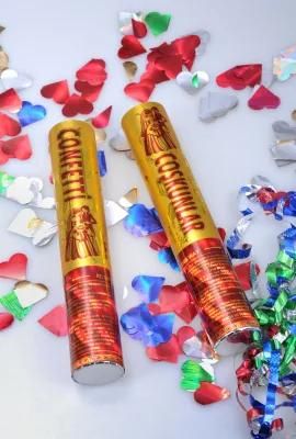 Hand-Held Red Gold Confetti Shooter Gun Hot Sale Wedding Flowers Supplies Cannon