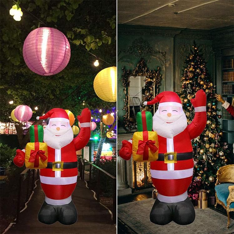 Christmas Inflatable Santa Claus Ornaments Gifts