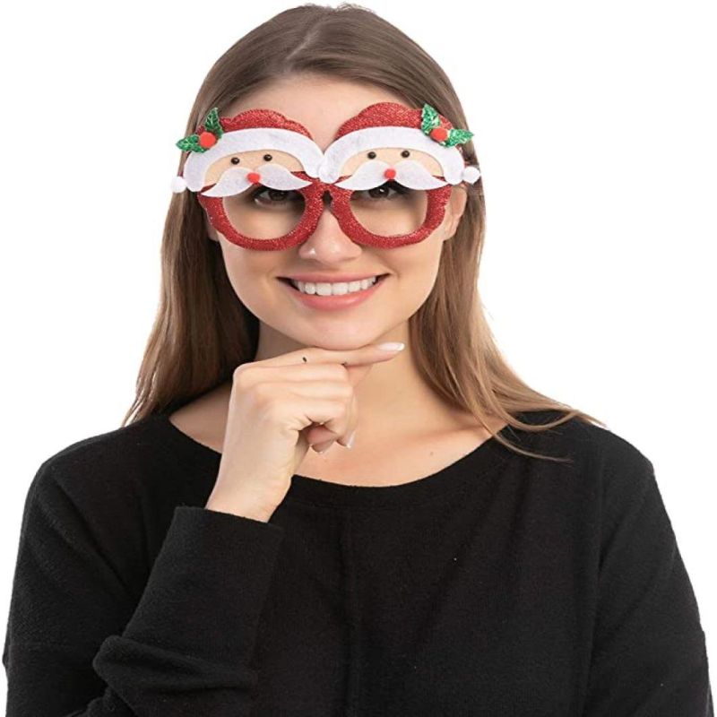 Christmas Headbands and Glasses Frames Bundle Set for Christmas Party Favors