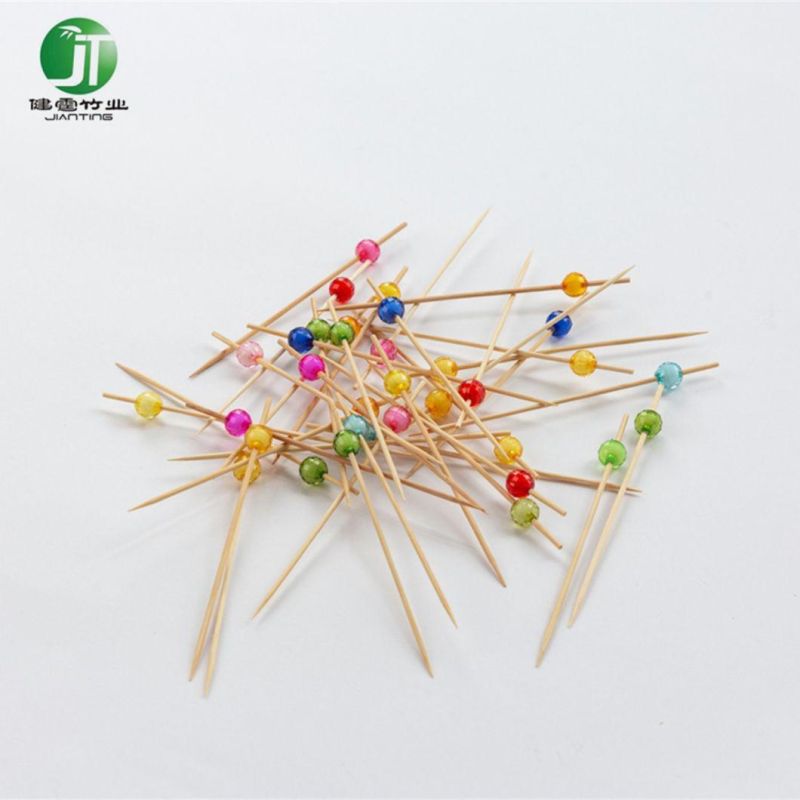 Great Style Party Use Food Sticker Colorful Decoration Skewer