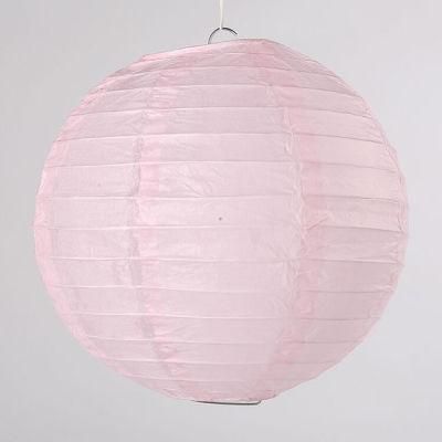 Chinese Party Decoration Colorful Wholesale Market Professional Cheap Handmade Lamp Solid Color Ound Hanging Paper Lantern